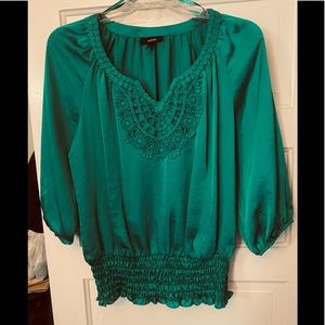 Emerald green top